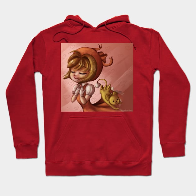 Little Hearts Hoodie by Dapper Draws